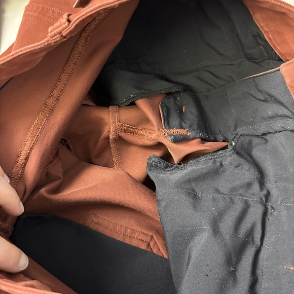 Lululemon Mens ABC Slim Pant Utilitech Red Brick Casual Everyday Pants - Picture 9 of 10